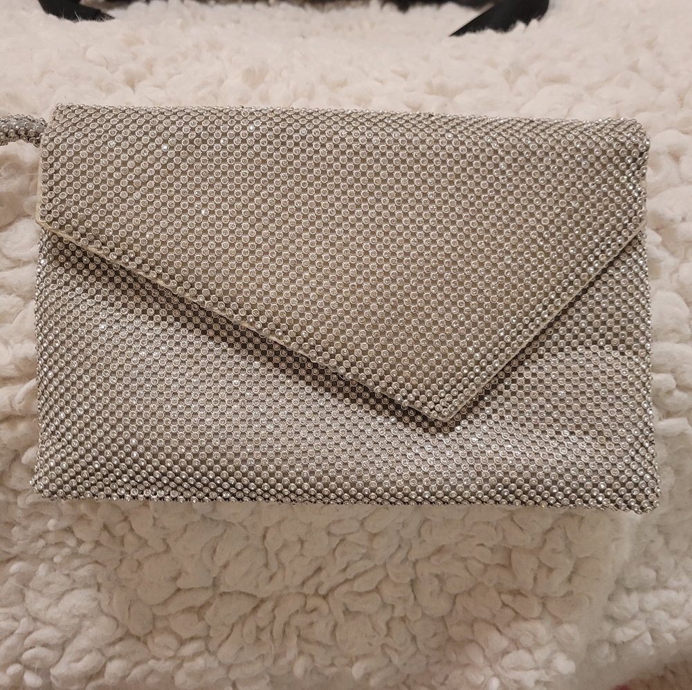 SEQUIN HANDBAG WITH STRAP